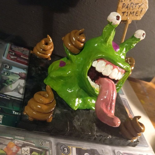 Digimon Numemon clay figure new, handmade painted with acrylics