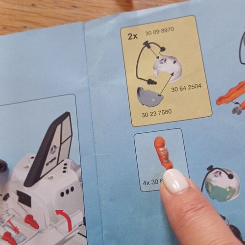 Playmobil Space Shuttle 6196 used
