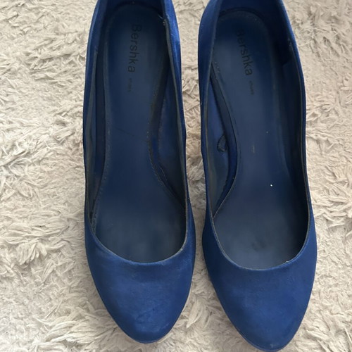 Bershka blue pumps used, size 39