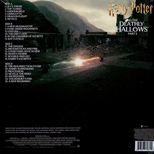 Harry Potter and the Deathly Hallows Part 2 2025 vinyl 2LP soundtrack