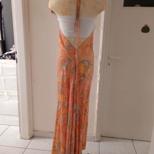 Ble Resort Collection maxi summer dress one size like new, breathable crepe fabric