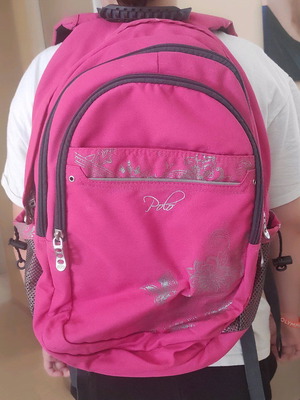 Polo school bag for girls like new with waist strap