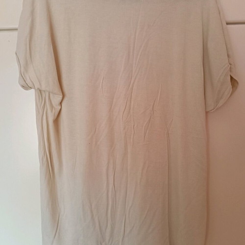 Losan short-sleeve T shirt new, white beige, size M