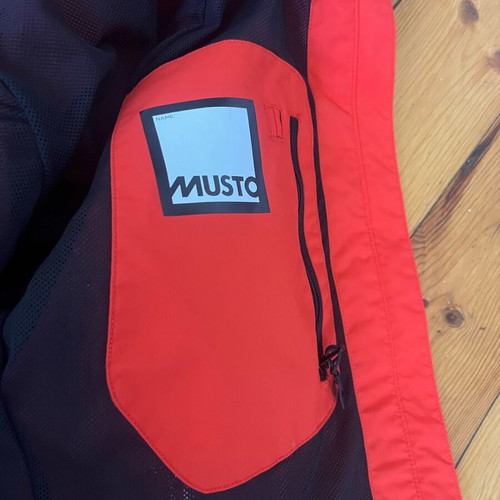Musto Volvo Ocean Race BR1 Jacket Women Coral Size EU38 Like New