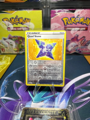 Pokemon card Quad Stone reverse holo mint/nm condition