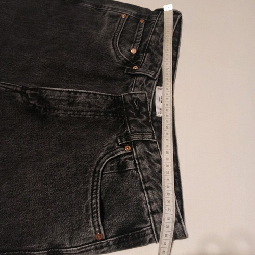 High-waisted jeans like new, gray, size 40