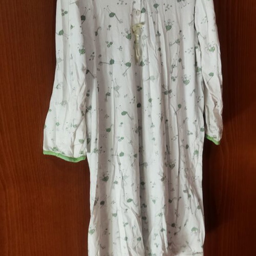 Cotton nightgown new, size M/L, white