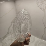 Vintage plates set of 6, one with small defect