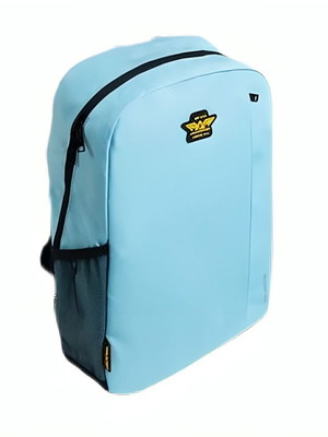 Armaggeddon Laptop Backpack 15.6" New, Light Blue-Grey