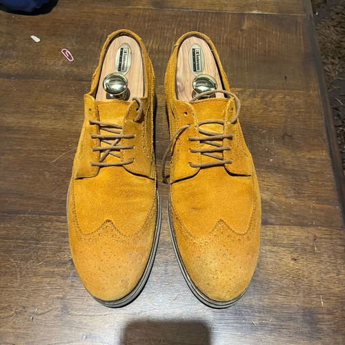 Derbys used spring shoes in tan color