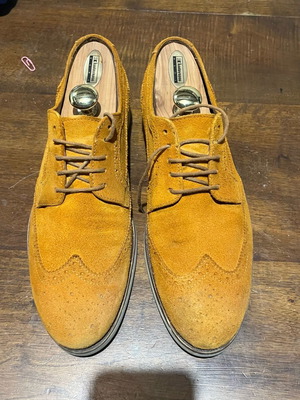 Derbys used spring shoes in tan color
