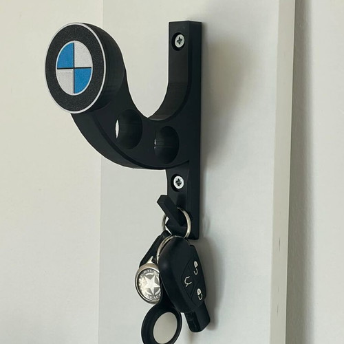 3D Printed Helmet Holder and Wall Key Rack New, Custom Design