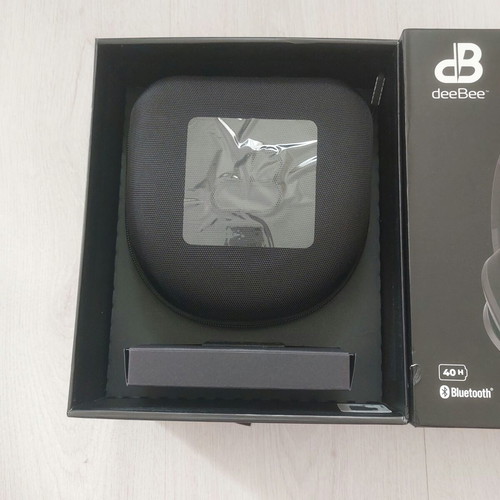 DeeBee dB-Pulse Black wireless headphones new, Bluetooth 5.2, Hybrid ANC