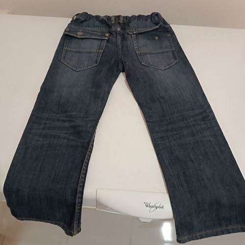 Kids' black denim jeans size 110 cm, age 5
