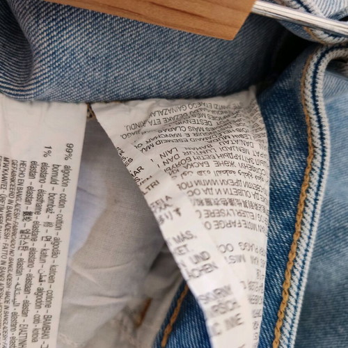 Zara light washed jeans used, cropped petite 36