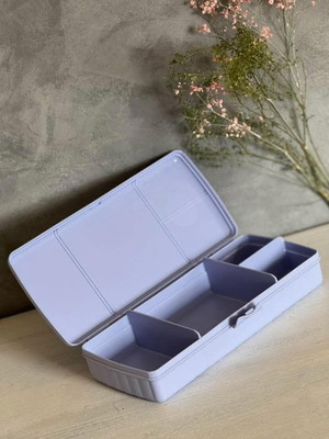 Tupperware multipurpose box in blue color new