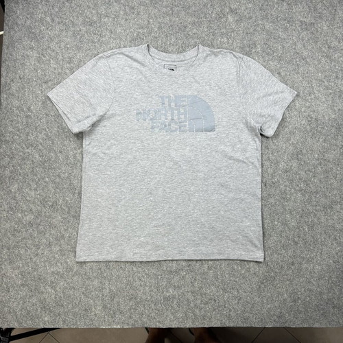 The North Face Gray Tonal Logo T-Shirt Women XL like new