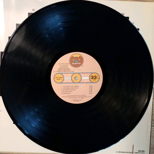 Utopia Adventures In Utopia vinyl used, rock