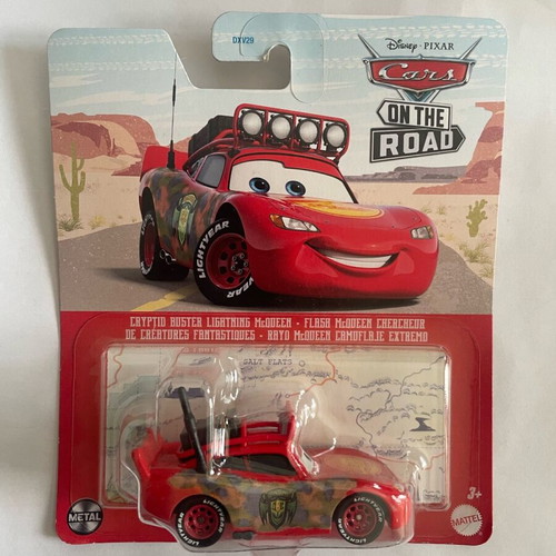 Disney Cars Cryptid Buster Lightning McQueen toy car Mattel 2022 new