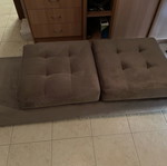 Corner sofa like new with two stools