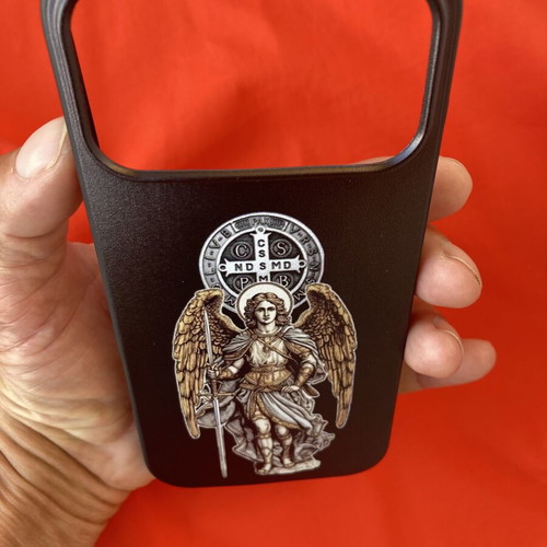 iPhone 17 Pro Max Silicone Case Cover Saint Archangel Michael new