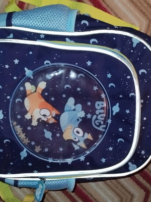 Bluey τσάντα νηπιαγωγείου αγόρι σαν καινούργιο με φωσφορίζοντα αστέρια