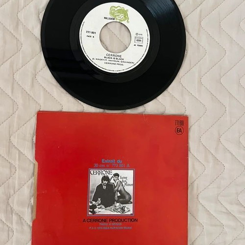 Cerrone Love In C Minor / Black Is Black 7" 45rpm vinyl single
