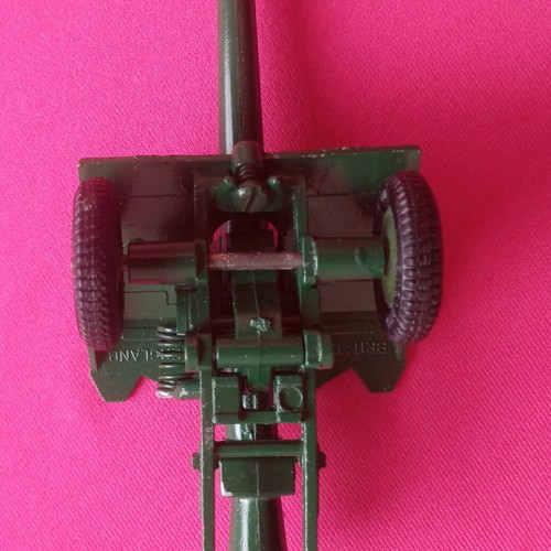 Metal British miniature cannon used vintage 1970