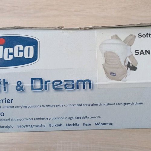 Chicco 3-Position Baby Carrier like new beige white