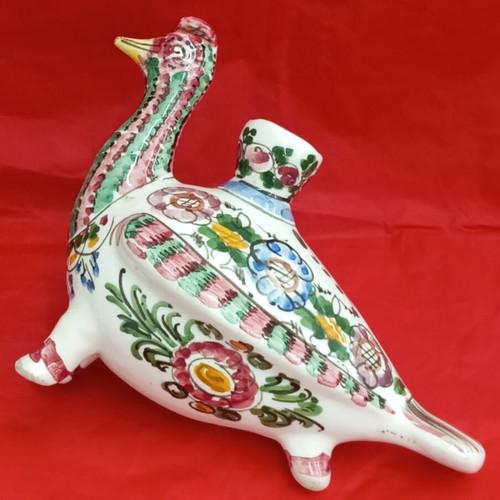 Skyros old handmade ceramic candle holder