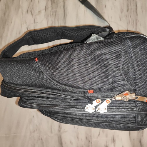 Wenger backpack new, black and gray with laptop compartment