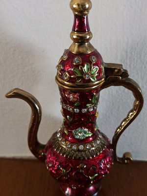 Miniature Arabic teapot used