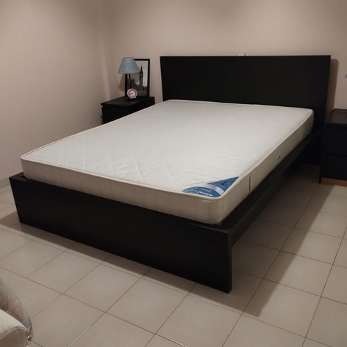 IKEA double bed 180x200 cm with mattress