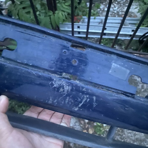 BMW 3 Series Deep Blue Bumper used, authentic with minor scratches