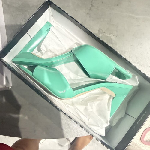 Nine West mules size 41 like new, green