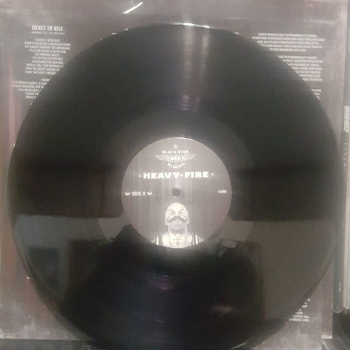 Black Star Riders Heavy Fire LP signed, like new, metal