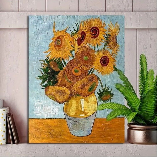 Painting 28/5 new with wooden frame 30x40 cm