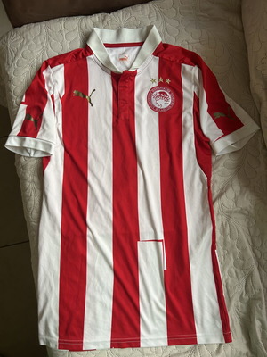 Ολυμπιακός 2012-2013 αυθεντικό σετ Puma εντός έδρας μέγεθος Small σαν καινούργιο
