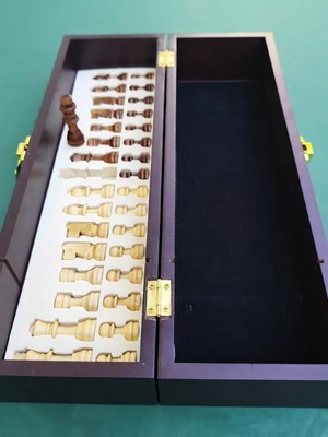 Travel-sized chess set