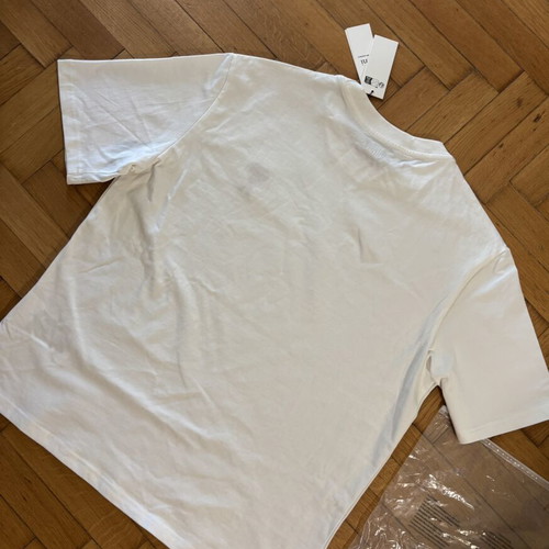 Ami Paris T-shirt white with red heart logo, size M