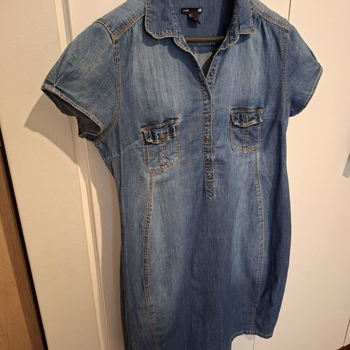 H&M Mama maternity dress blue size Large like new