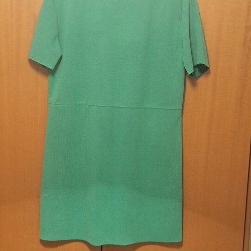 Zara dress new, green with gold buttons