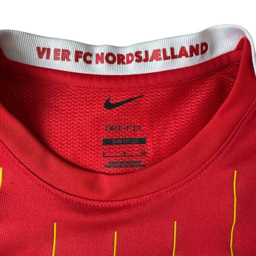 Nike FC Nordsjælland 2022/23 football shirt used, size S, red