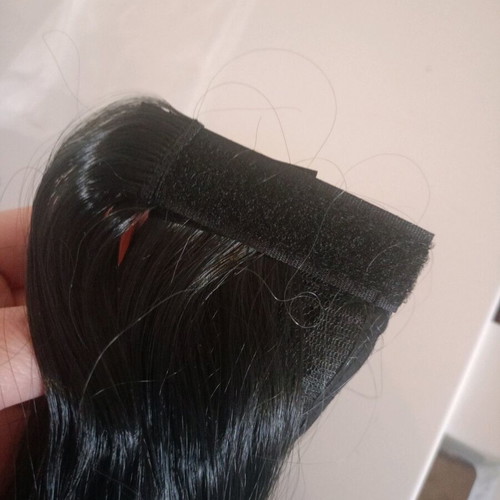Hair extension new, half brown half ombre