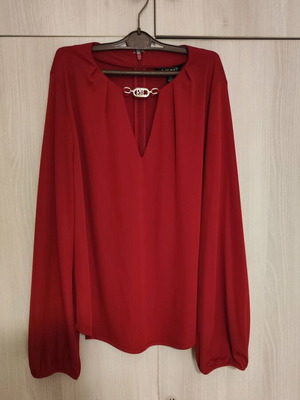 Ralph Lauren blouse authentic red size Large new with tag