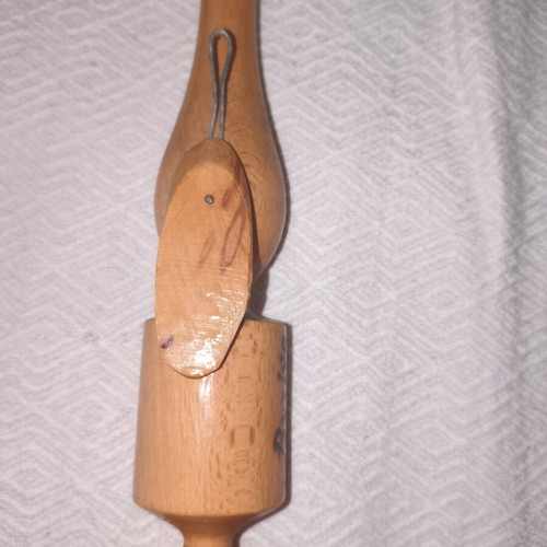 Vintage ξύλινη θήκη αρώματος με παραδοσιακή λαϊκή τέχνη