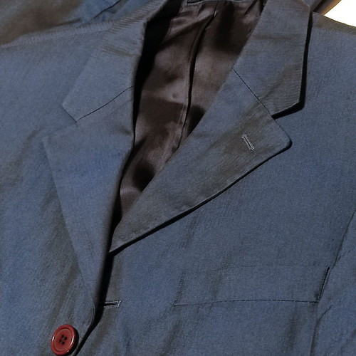 Reiss men's suit used, 40R jacket, 34R trousers, blue
