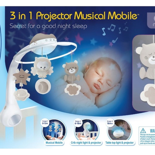 Infantino 3-in-1 Musical Mobile and Projector like new