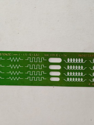 GREEN THIN MARKERS WITH STENCIL 18 cm RBB