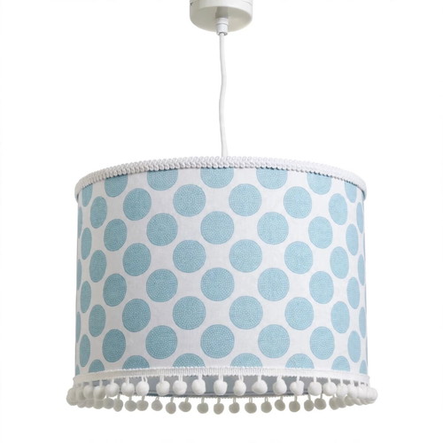 Giant white dots ceiling light with E27 socket, oxygen lampshades